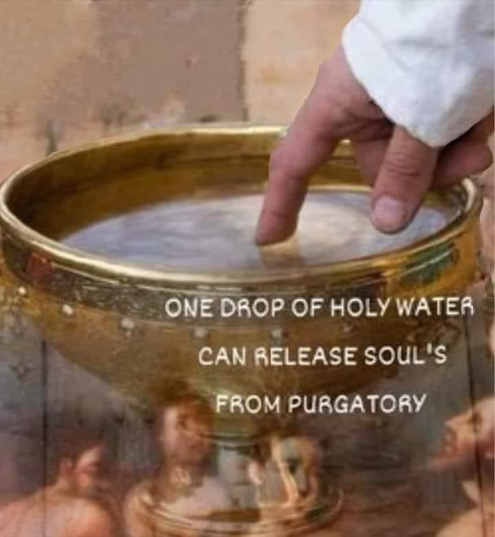 A Priest told me about this years ago and I have been doing it ever since. I sometimes feel like they are thanking me 

Sprinkle Holy Water on the Ground:
St John Macias used to sprinkle Holy Water on the Ground for the souls in purgatory.

Say the following prayer:“By this holy