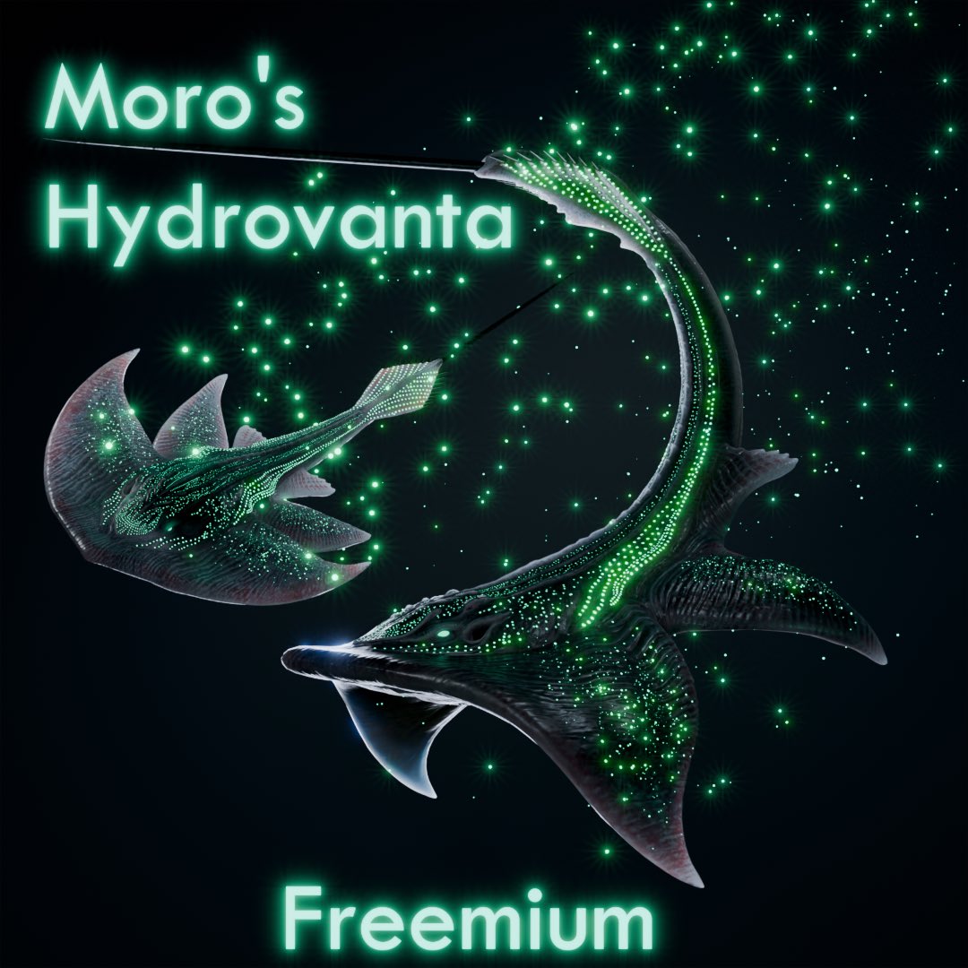 My Hydrovanta Mod for Ark Survival Ascended has officially dropped into the Ark! 

Trailer—&gt; youtu.be/0YxJ41Liazg?si…

(Trailer made by dragon heart) 

#survivetheark #ARKSurvivalAscended #ark #stingray #alien #myartwork #design #curseforge #UnrealEngine5 #animation #creatures