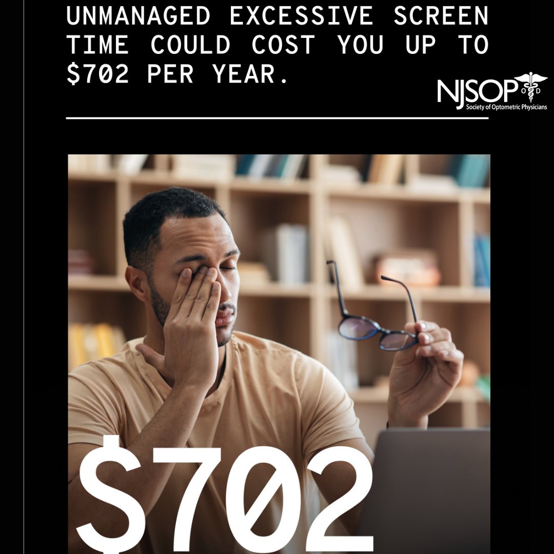 NJeyedocs's tweet image. Excessive unmanaged screen time at work comes with a cost. Click here to find an NJSOP doctor of optometry who can help. bit.ly/3XvxREH
#EyesDeserveMore #NJSOP #ScreenTime #AOA