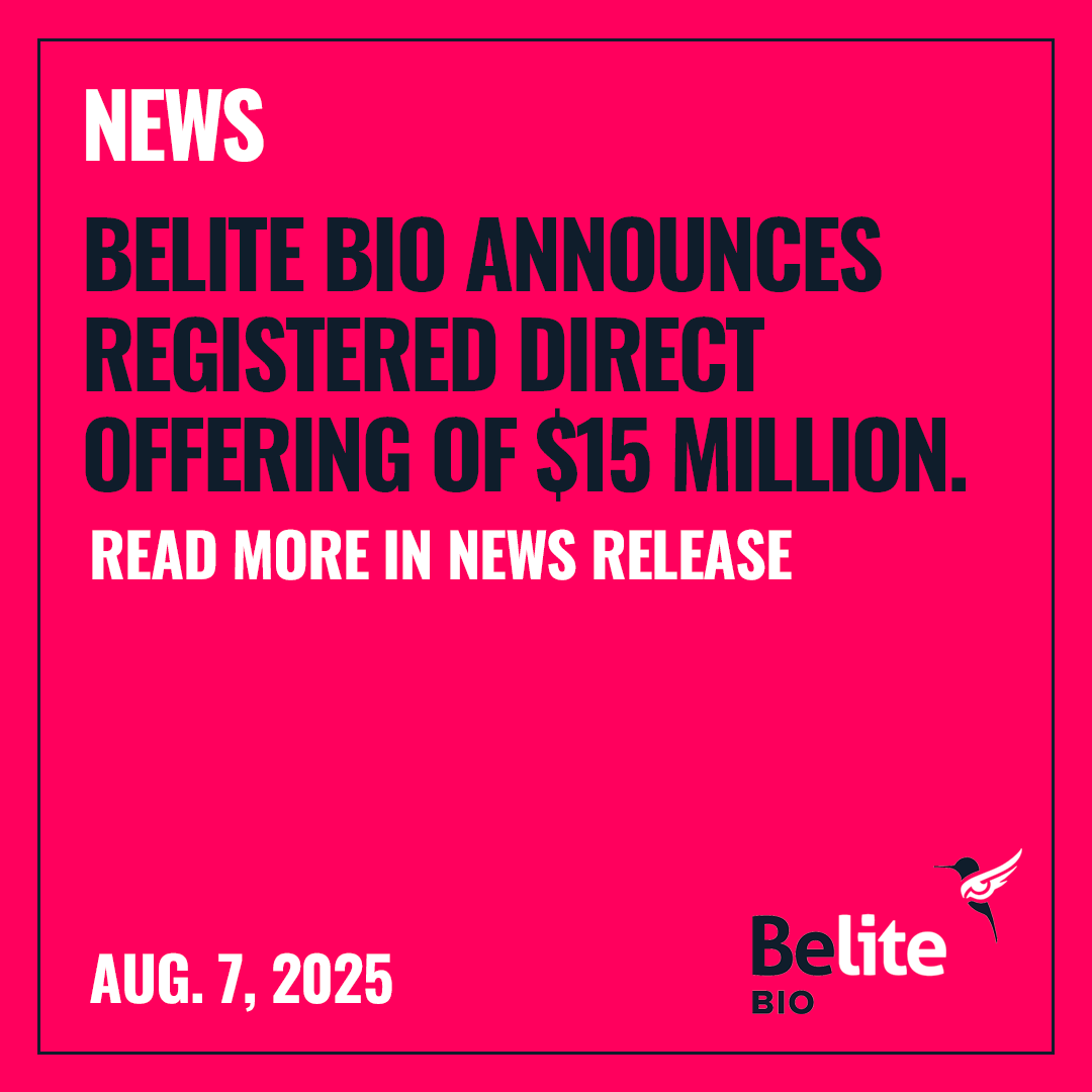 Belite Bio tweet media