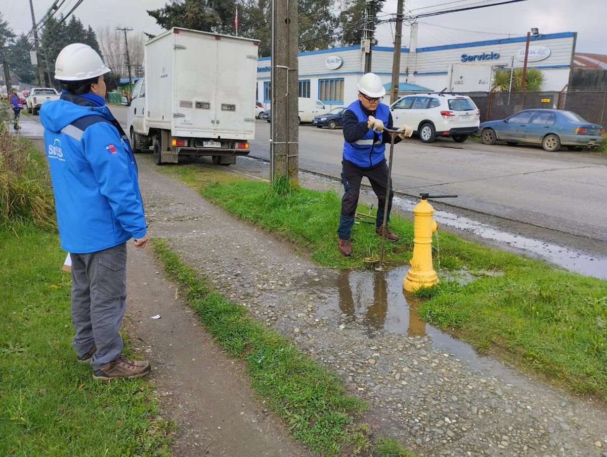 🚰 #SiSS #LosRíos fiscaliza grifos en Valdivia
En terreno, supervisamos la operación y mantenimiento del parque de grifos de la sanitaria #AguasDécima en #Valdivia, verificando su correcto funcionamiento 🔎🚒
#SISS #Fiscalización #Valdivia #AguasDécima #LosRíos