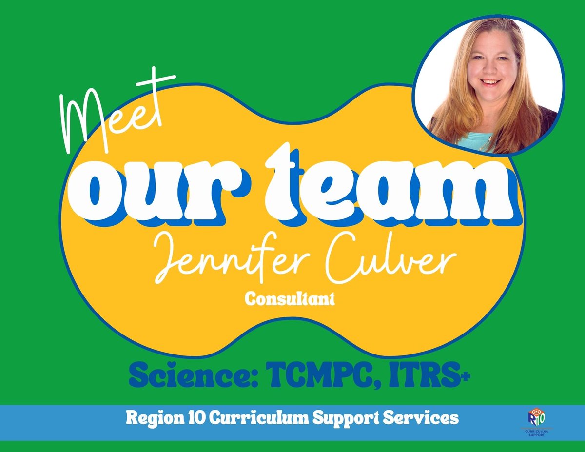 R10CSS's tweet image. 💙 Meet Jennifer Culver 💙
Jennifer is currently reading Ambitious Science Teaching @ASTbigideas and loves to drive a tractor.
What about you? What is a great book you recently read/are currently reading?
Reach out for support bit.ly/R10PDRequestFo…