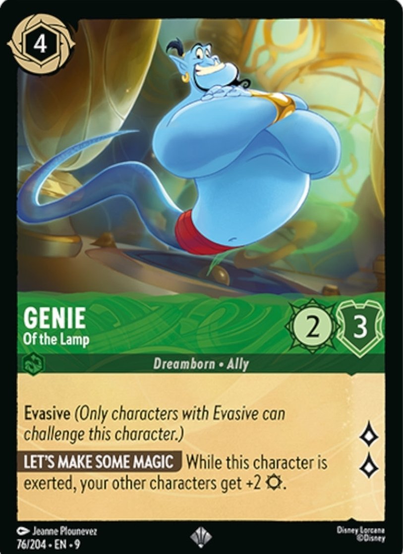 New cards!
Legendary Song!
Genie pumping the team!

Fun stuff.

wargamer.com/disney-lorcana…