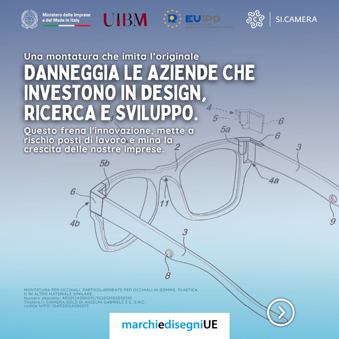 Scegli originale, come la tua estate.
La #contraffazione non va in vacanza
Aguzza la vista, scegli occhiali da sole originali per le tue giornate in spiaggia! Se usi occhiali da sole contraffatti fai male ai tuoi occhi
Per saperne di più: marchiedisegni.eu/originale-come…
#marchiedisegniue