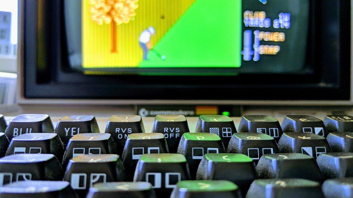 Golf time 🕹️👍
#c64 #commodore64