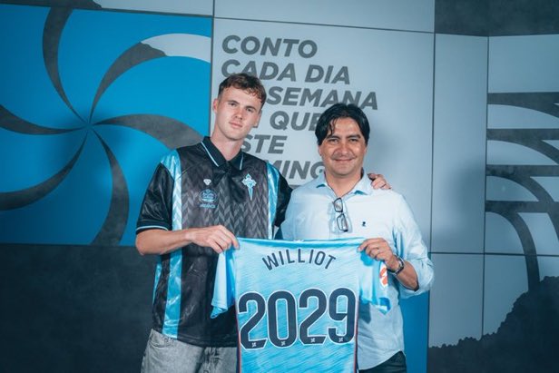 CeltaNoSalnes's tweet photo. ✅ WILLIOT 2029

🆕 O xogador sueco renova para as vindeiras 4 tempadas

🔥 Rechazou ofertas da Premier e Bundesliga

🩵 MOITO HONOR, WILLIOT https://t.co/itlRAdHI4K
