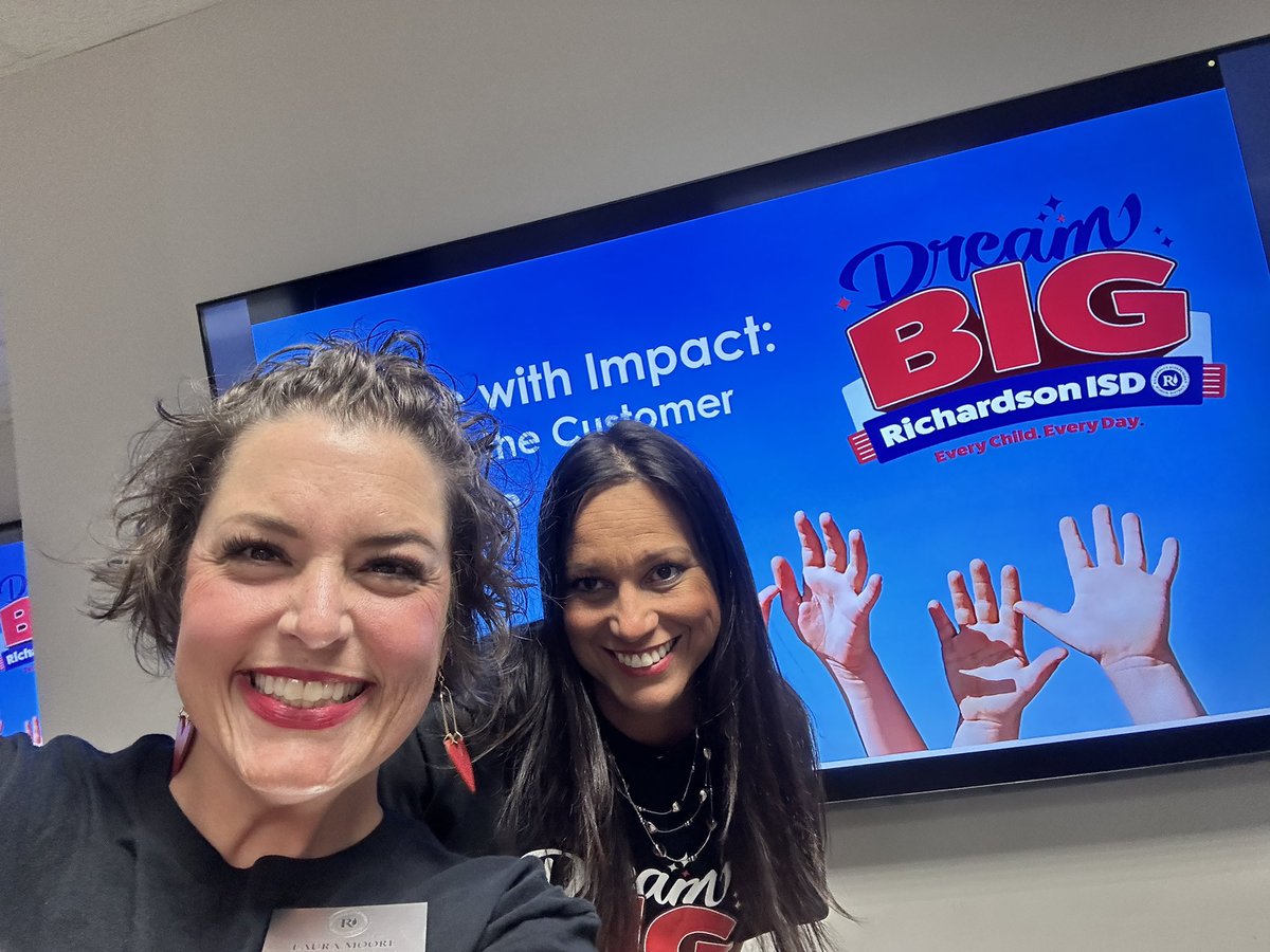 Professional Learning RISD (@plinrisd) on Twitter photo Weβre excited to host two more groups of our office staff from all over <a href="/RichardsonISD/">Richardson ISD</a> today to talk about what great customer service looks like! ππβ€οΈ #risddreambig #risdlearns #risddwd <a href="/am_lam1/">Amber Lambert</a> <a href="/mooretolearn/">Laura Moore</a> Weβre excited to host two more groups of our office staff from all over <a href="/RichardsonISD/">Richardson ISD</a> today to talk about what great customer service looks like! ππβ€οΈ #risddreambig #risdlearns #risddwd <a href="/am_lam1/">Amber Lambert</a> <a href="/mooretolearn/">Laura Moore</a>