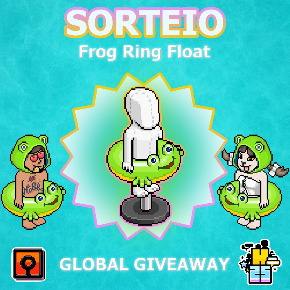 🌎 INTERNATIONAL 𝙂𝙄𝙑𝙀𝘼𝙒𝘼𝙔 🌍🌊

🐸 𝙎𝙊𝙍𝙏𝙀𝙄𝙊 BOIA-SAPINHO 🐸 

Regras:

💦Seguir <a href="/SixeETH/">Sixe.eth</a> e <a href="/Gatahbb/">Gata</a>  
💦 Like 💚 + RT 🔄
💦 Marque 3 amigos nos comentários 👩🏻‍🦰👨🏽

🏆 Resultado dia 20/08, somente 1 vencedor 🥇

#Habbo #Habbo25 #HabboES #giveaway #HabboNFT