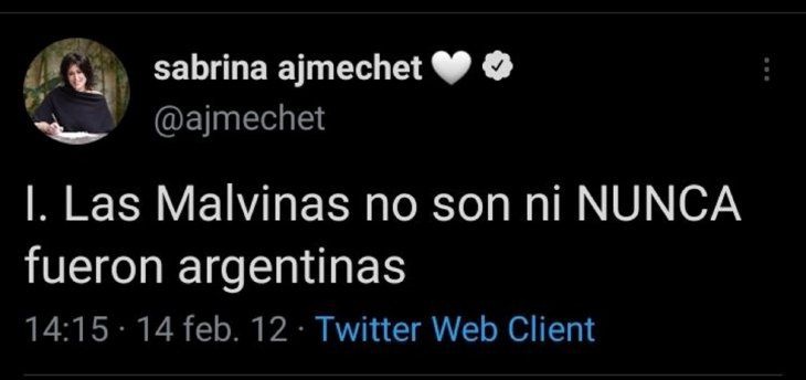 ¡INVOTABLE! Ni hablar que durante el debate para legalizar el aborto, si bien todavía no era diputada, se manifestó a favor de esa ley nefasta. ¿Con estos legisladores el gobierno de Milei quiere dar la batalla cultural?