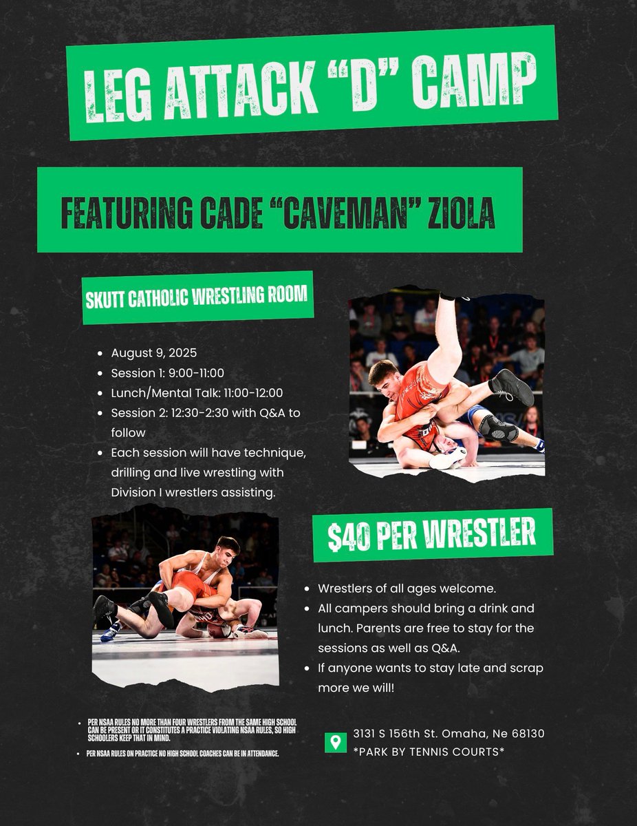 Cade Ziola (@cadeziola) on Twitter photo Really excited for this Saturday! Let's have some fun!!! <a href="/THETimZiola/">Tim Ziola</a> <a href="/NEBwrestle/">NEwrestle</a> <a href="/Huskermat/">Huskermat™</a> <a href="/NEUSAWrestling/">NE USA Wrestling</a> Really excited for this Saturday! Let's have some fun!!! <a href="/THETimZiola/">Tim Ziola</a> <a href="/NEBwrestle/">NEwrestle</a> <a href="/Huskermat/">Huskermat™</a> <a href="/NEUSAWrestling/">NE USA Wrestling</a>