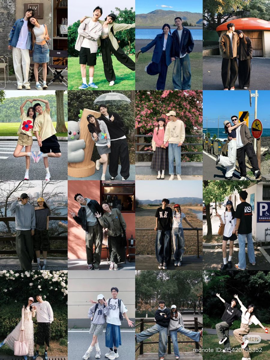 ◀︎彼氏と撮る鏡の写真
▶︎彼氏と撮る全身写真　真似しやすそう💘⋆⁺₊⋆