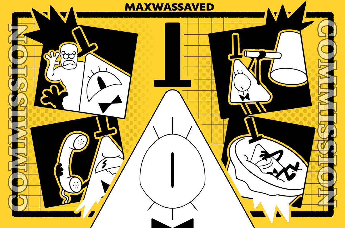 COMMISSION WITH BILL
#Commission #GravityFalls #BillCipher