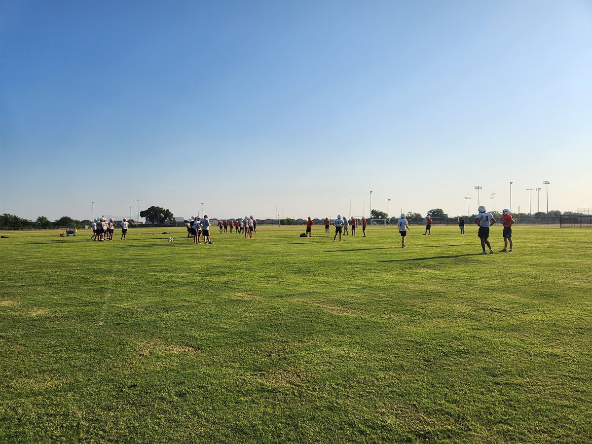 John Fields (@johnfields0) on Twitter photo Another day of #txhsfb practice begins at Pilot Point HS.
The Bearcats surged down the stretch to a 4-8 finish last year and first-round playoff upset of Mexia, and bring back nearly their entire varsity roster to build on it.
Thanks to <a href="/Coach_Worrell/">Chad Worrell</a> for having me out! Another day of #txhsfb practice begins at Pilot Point HS.
The Bearcats surged down the stretch to a 4-8 finish last year and first-round playoff upset of Mexia, and bring back nearly their entire varsity roster to build on it.
Thanks to <a href="/Coach_Worrell/">Chad Worrell</a> for having me out!