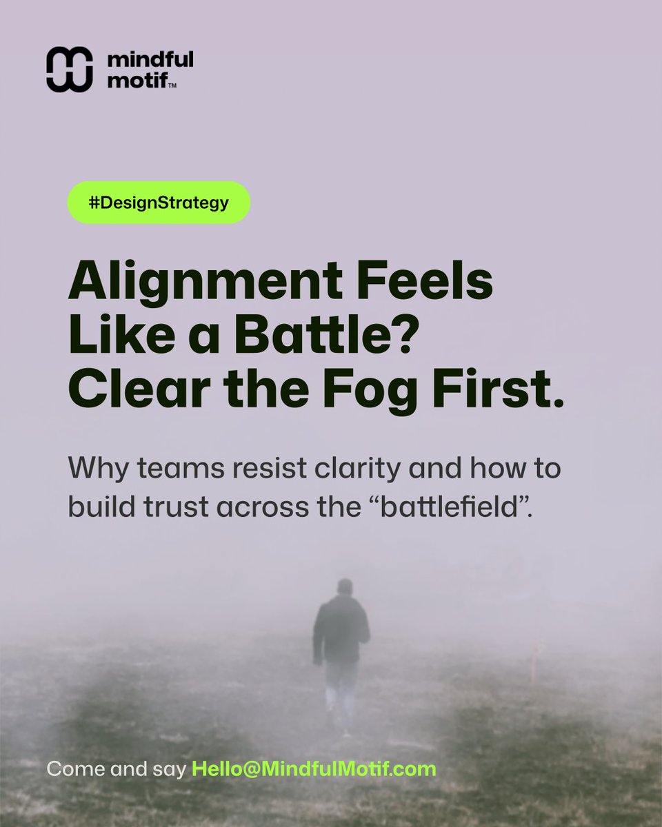 MindfulMotif's tweet image. The quest for Alignment sometimes feels like a war of priorities. But it&apos;s not conflict that drives it, it&apos;s uncertainty.

So, why do we resist clarity?

Let&apos;s explore through the 🧵thread below.

#DesignStrategy #StakeholderAlignment