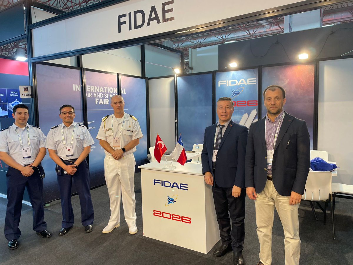 Exponaval_chile's tweet photo. Exponaval was present at @IDEFintl 2025, Turkey's most important defence fair 🇹🇷

Rodrigo Bastidas, manager of Exponaval, participated in the 17th International Defence Industry Fair – IDEF 2025, held in Istanbul from 22 to 27 July. https://t.co/3yyPettJTH