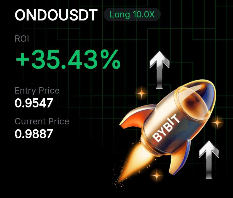 Going nicely $Ondo