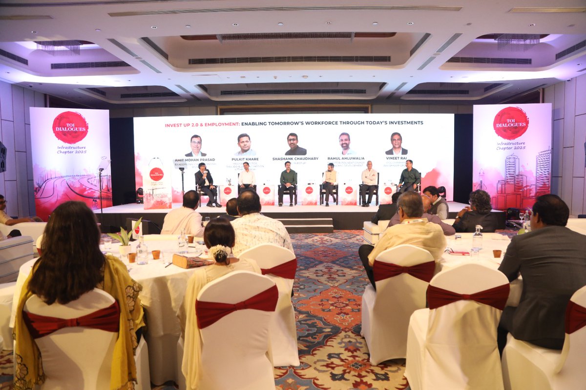At #TOIInfraDialogues, Panel 2 brought together economic and governance experts to spotlight how Uttar Pradesh is creating an investment ecosystem that fuels employment and innovation.