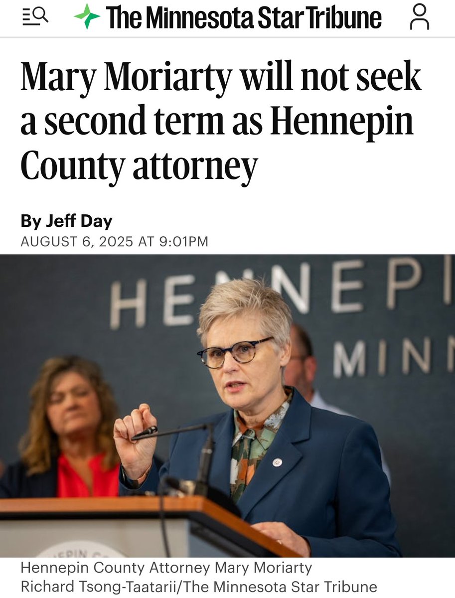 Attacking law enforcement and coddling criminals until her last day, leaving a legacy of failure and disservice to residents of Minnesota's most populous county.