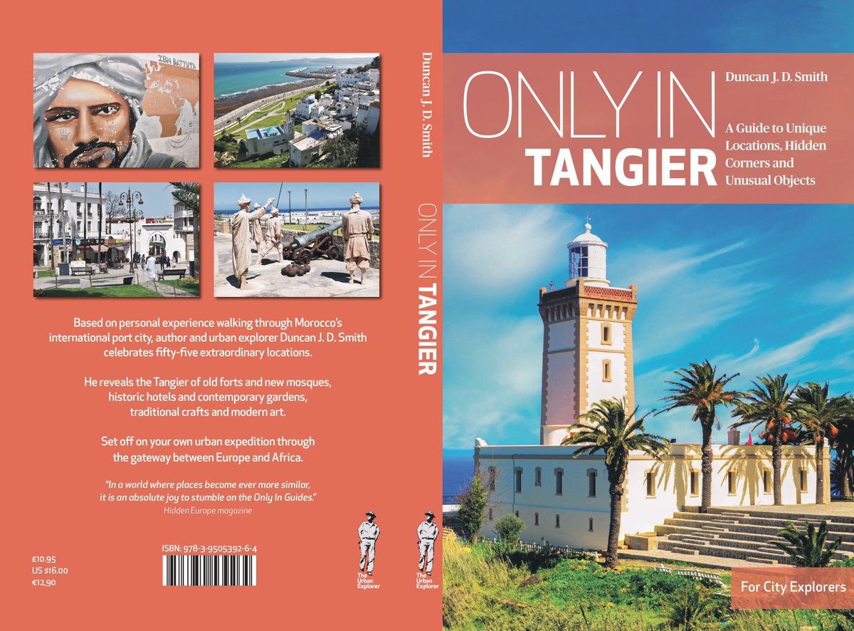 Just finished the cover design for my forthcoming guidebook "Only in Tangier". The main photo shows the Cape Spartel lighthouse, which overlooks the spot where the Atlantic meets the Mediterranean. Discover further details and pre-order now here: duncanjdsmith.com/only.../only-i… #tangier