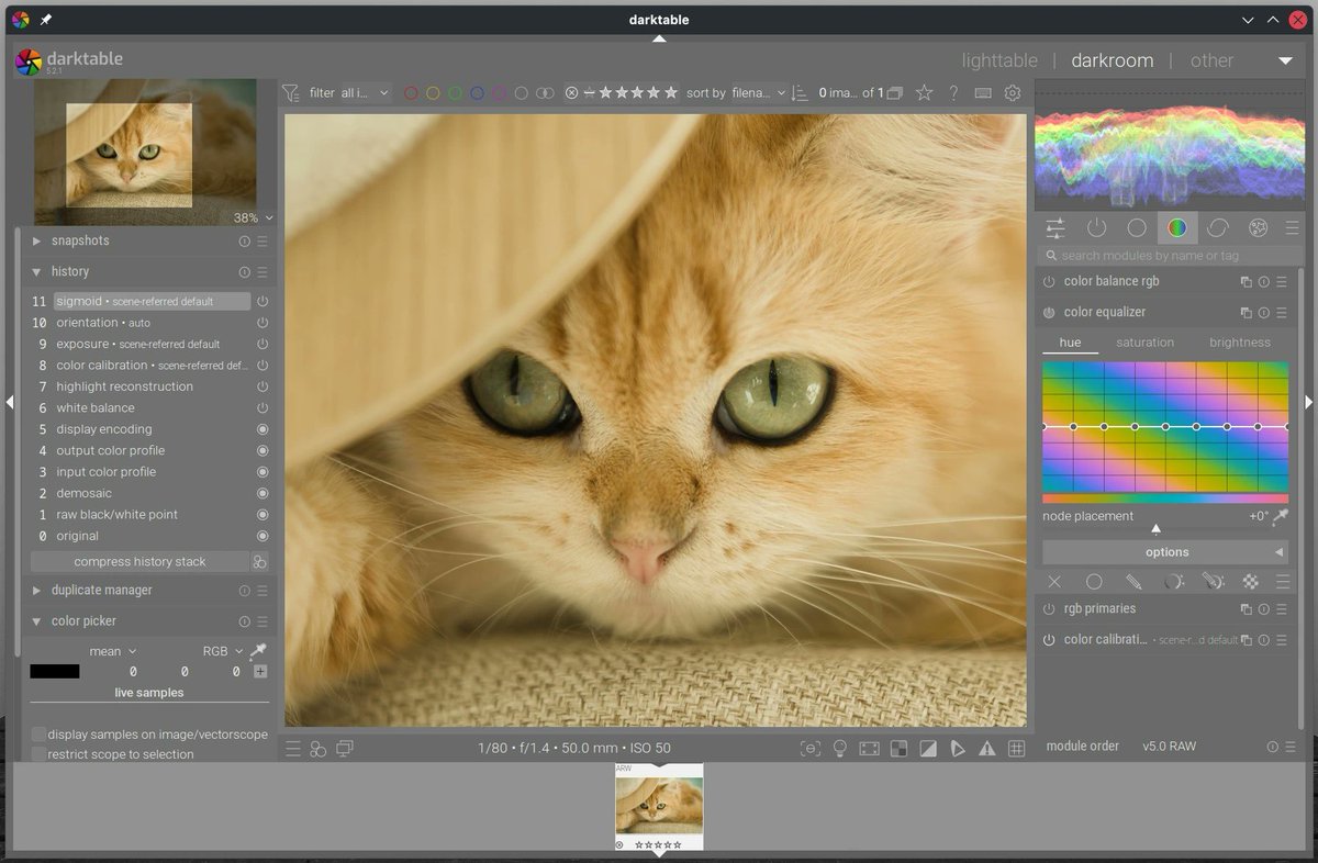 itshaman's tweet image. Выпущен Darktable 5.2.1 - инструмент для редактирования RAW-фотографий #Software #darktable
itshaman.ru/news/software/…