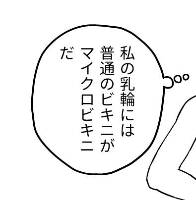 相対的マイクロビキニ 