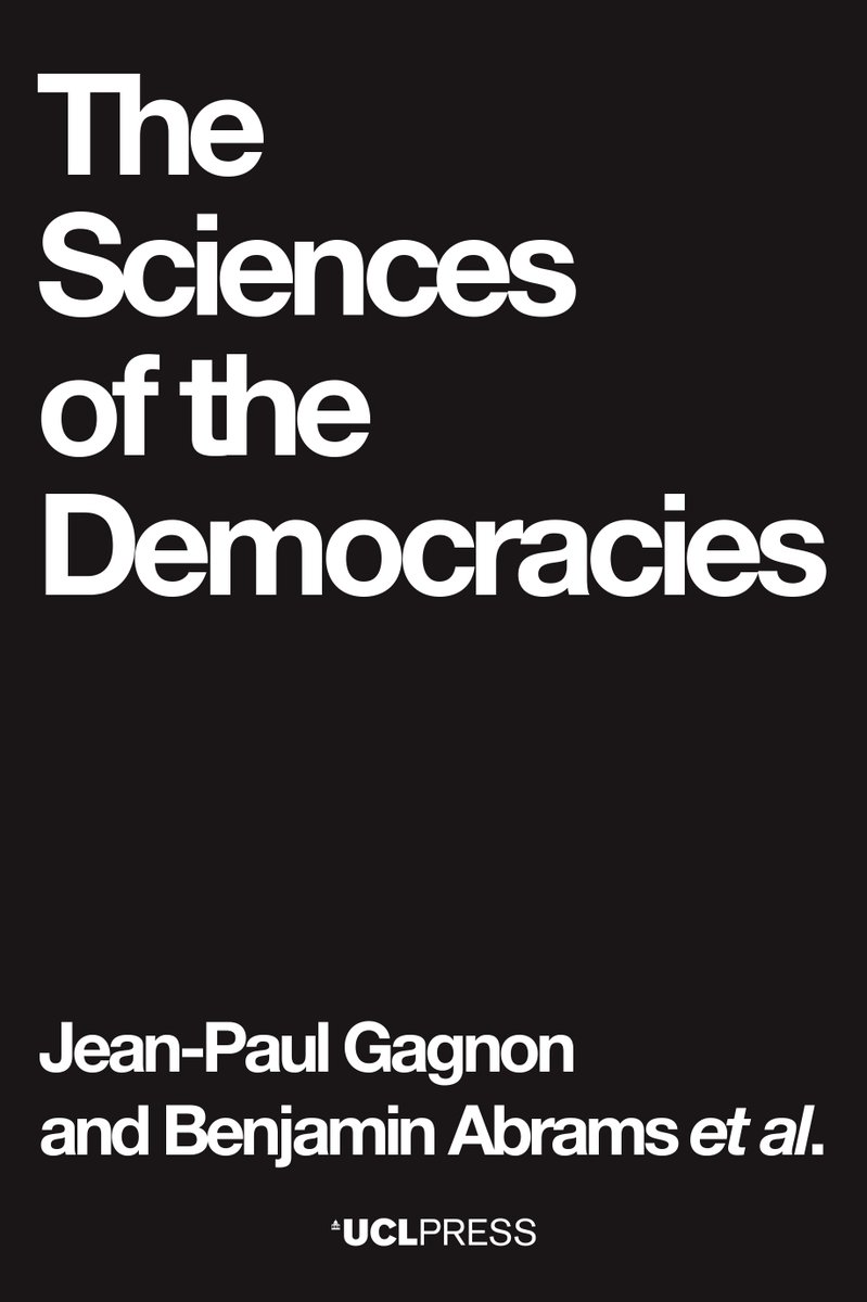 UCL Press (@uclpress) on Twitter photo Congratulations to Jean-Paul Gagnon, <a href="/bdmabrams/">Dr. Benjamin Abrams</a> and their co-authors! Their #OpenAccess book The Sciences of the Democracies published today. Read & download free at: bit.ly/4mAQi54 #PoliticalScience #Democracy #Governance Congratulations to Jean-Paul Gagnon, <a href="/bdmabrams/">Dr. Benjamin Abrams</a> and their co-authors! Their #OpenAccess book The Sciences of the Democracies published today. Read & download free at: bit.ly/4mAQi54 #PoliticalScience #Democracy #Governance