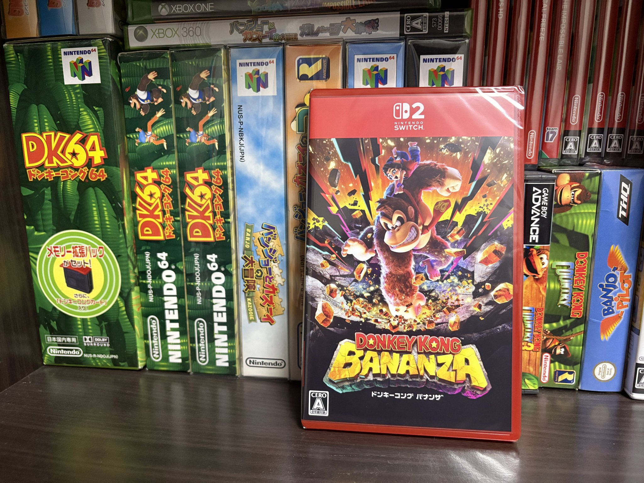 ドンキーコングバナンザ　ポスター　ダミージャケット　販促　告知　ダミジャケ ドンキーコングバナンザ ポスター ダミージャケット 販促 告知