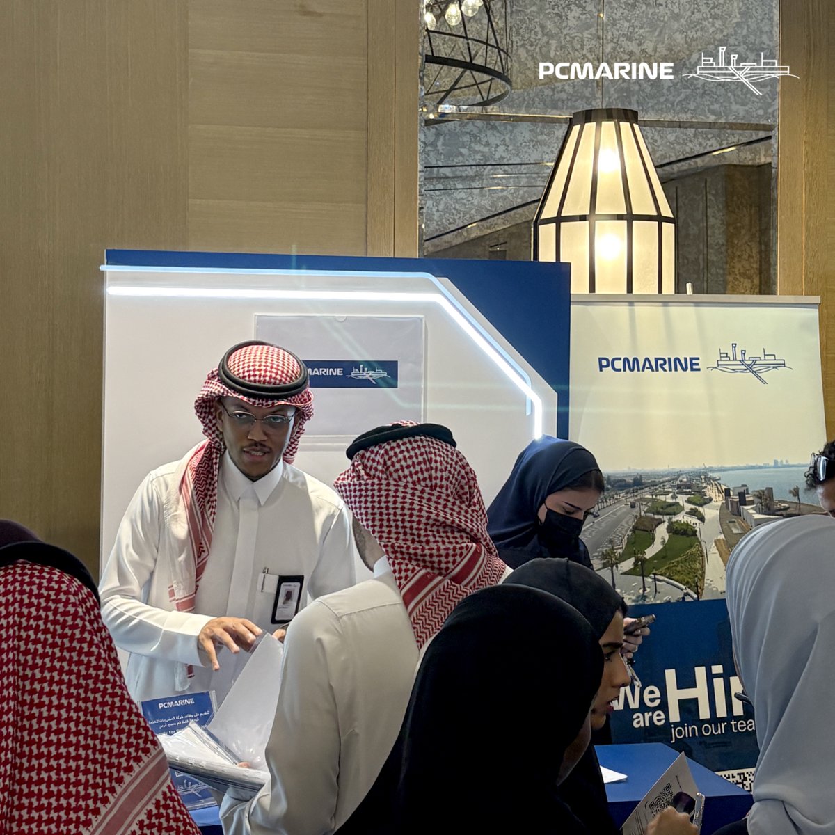 pcmarinee's tweet photo. شاركت شركة المشروعات للخدمات البحرية في ملتقى "تمكين 2025" لتعزيز التواصل مع الكفاءات الوطنية واستعراض الفرص الوظيفية في مشاريعنا البحرية والبنية التحتية.

#المشروعات_للخدمات_البحرية #PCMarine #تمكين2025 #فرص_وظيفية #مشاريع_بحرية https://t.co/K1A1Vh5el2