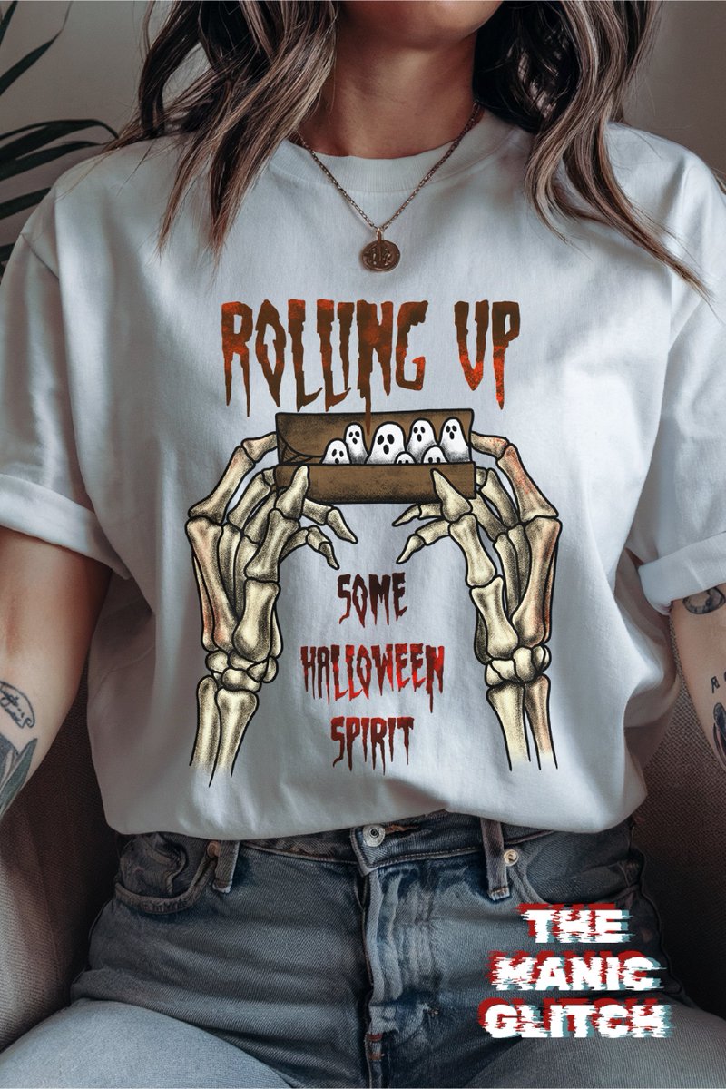 themanicglitch's tweet photo. Rolling up some Halloween spirit ๐๐ป
๐ https://t.co/ePr24oprIm
๐ฏ Use MANICTWT35 for 35% OFF
๐ Ships worldwide
#GothicWeedcore #AltStreetwear #HalloweenShirt #WeedFashion #StonerGoth #GhostRollers #DarkHumorApparel #EtsyFinds https://t.co/ZyKS00eLfS