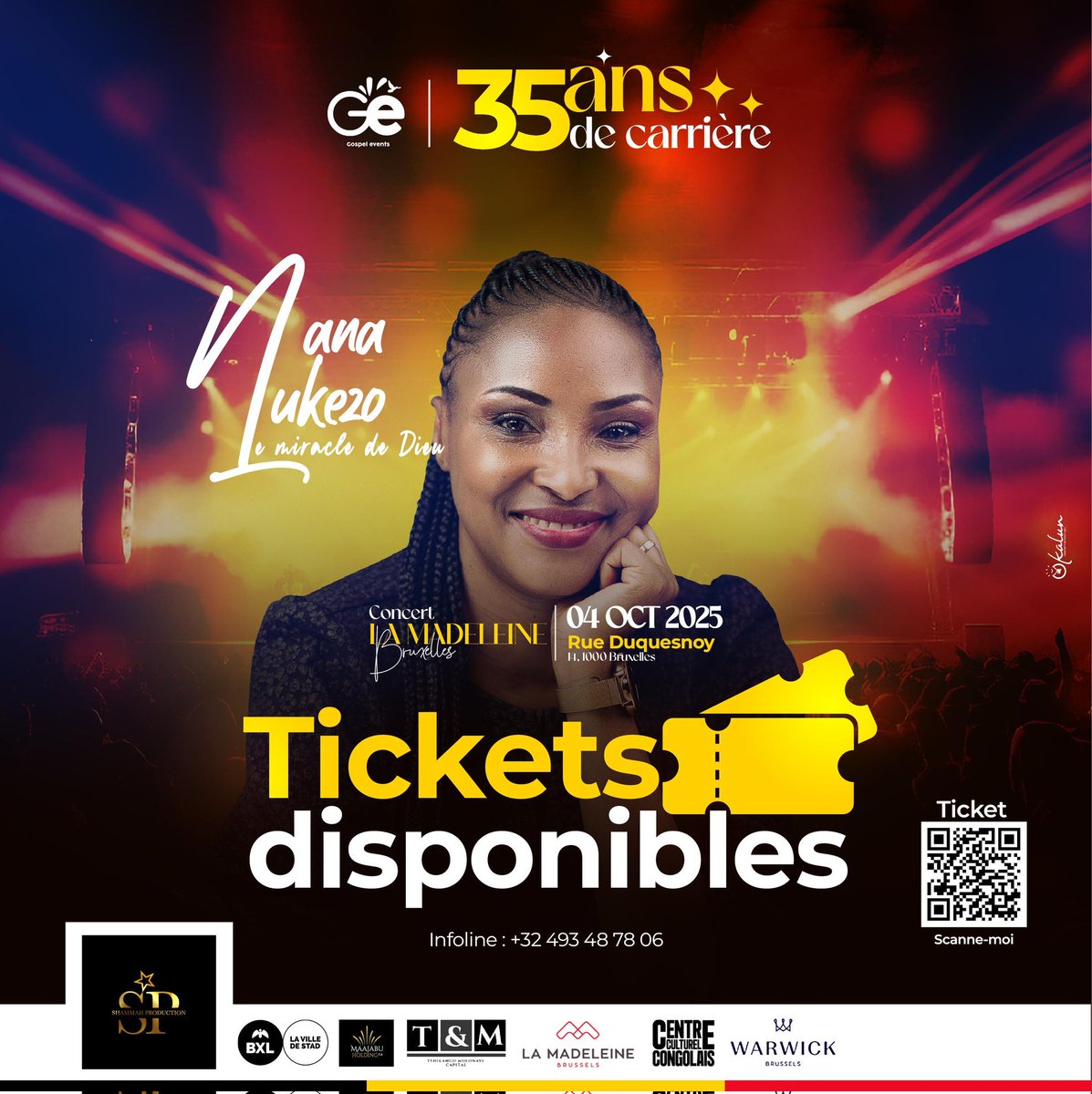 AS-TU DÉJÀ TON TICKET POUR LE 04 OCTOBRE ?
ACHETE TON TICKET 👇🏾👇🏾:
…-nanalukezo-lamadeleine.ticketlive.be/selection?lang…