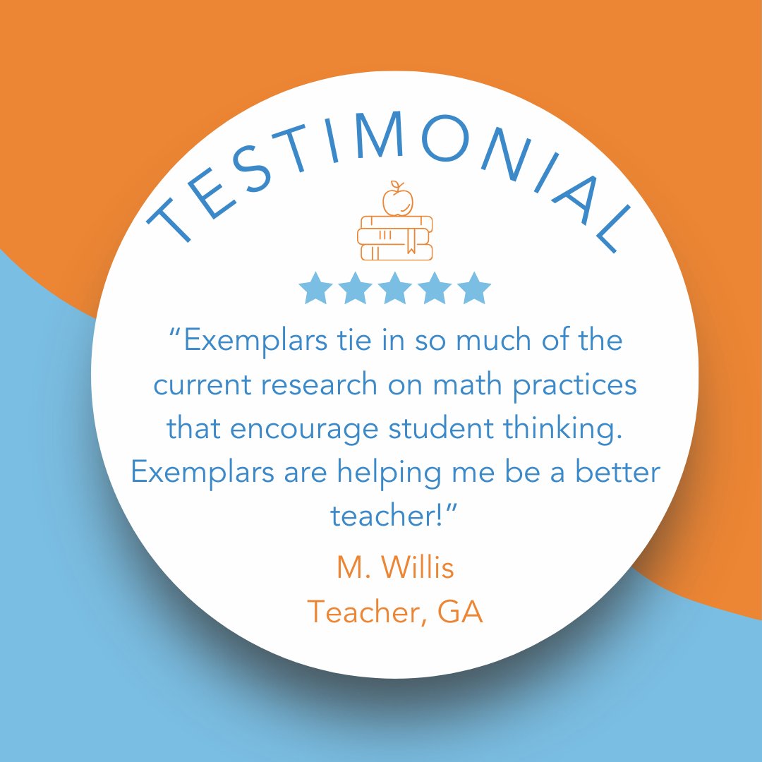 ExemplarsK12's tweet image. We love supporting educators with resources that align with the latest research and elevate teaching. #Exemplars #BetterTeacher #MathResources #InspiredTeachers #GrowthMindset