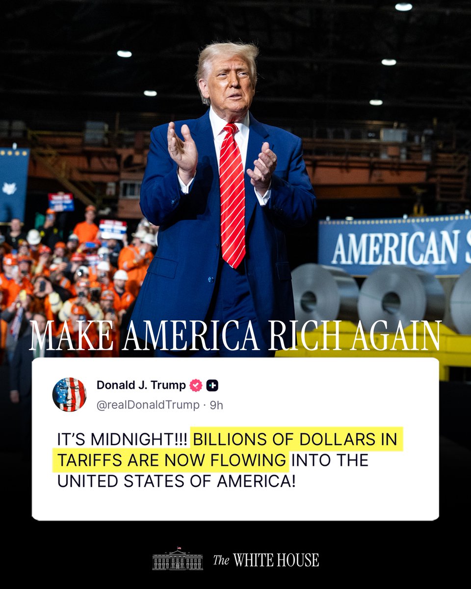 The White House tweet media