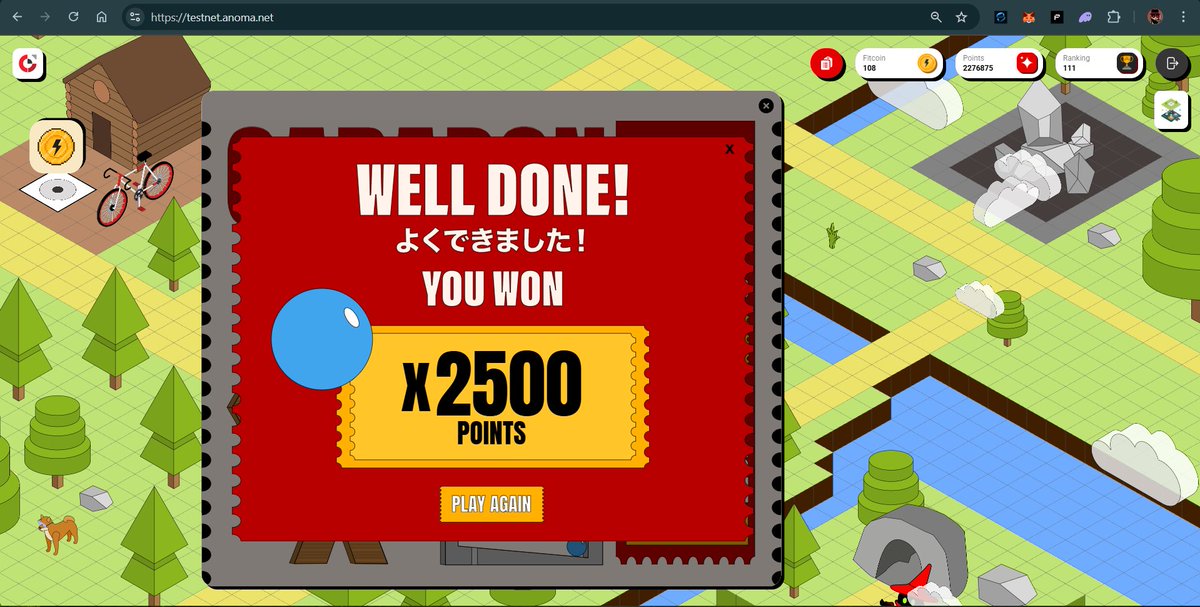 🚨 <a href="/anoma/">Anoma</a> update 🚨

Sau bao ngày đạp xe bằng tay thì nay chúng ta sẽ vẫn tiếp tục được đạp xe bằng tay với số lần gấp đôi ( tổng 2000 #Fitcoin ). Đạp đến mỏi mòn luôn 😂

Cộng thêm #Bitflip Bet được max 150k point/ngày gấp 3 lần trước. Cơ hội cho mọi