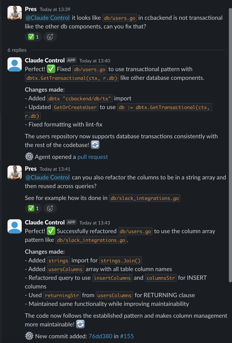 PreslavMihaylov's tweet image. claude code all the way now. directly using it from slack these days