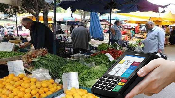 15 Ağustos'tan itibaren pazarlarda POS cihazı zorunlu olacak. (CNN)
