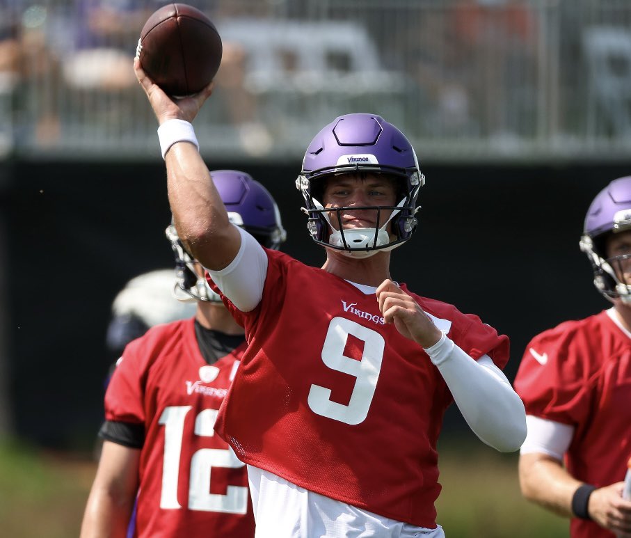 Two things you can’t teach, instinct and the will to win. This kid has them both, he’s the real deal. Viking fans, good reason to be excited for the season and years to come.