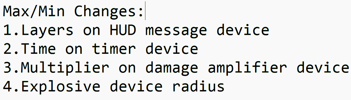 CompleFN's tweet image. Incase Epic doesn't undo the max/min change, we should create a community wide list of the most important device limit values that need to be changed, at the end we can post it in the forum in one post instead of spamming many.
