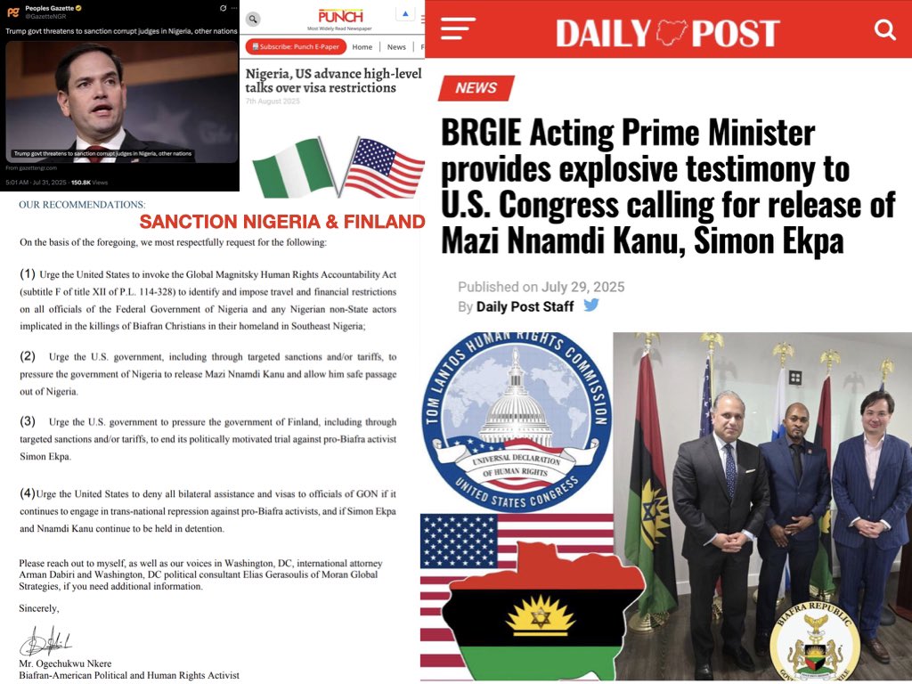 Simon Ekpa Akparawa (@akparawasunny) on Twitter photo BRGIE URGES US GOVERNMENT TO SANCTION NIGERIA & FINLAND FOR KIDNAPPING <a href="/MaziNnamdiKanu/">Mazi Nnamdi Kanu</a> DETAINING <a href="/simon_ekpa/">Simon Ekpa</a> RESPECTIVELY; BECAUSE OF BIAFRA INDEPENDENCE.
First time that U.S. Congressional testimony has ever been provided on the Biafra issue in modern history. BRGIE URGES US GOVERNMENT TO SANCTION NIGERIA & FINLAND FOR KIDNAPPING <a href="/MaziNnamdiKanu/">Mazi Nnamdi Kanu</a> DETAINING <a href="/simon_ekpa/">Simon Ekpa</a> RESPECTIVELY; BECAUSE OF BIAFRA INDEPENDENCE.
First time that U.S. Congressional testimony has ever been provided on the Biafra issue in modern history.