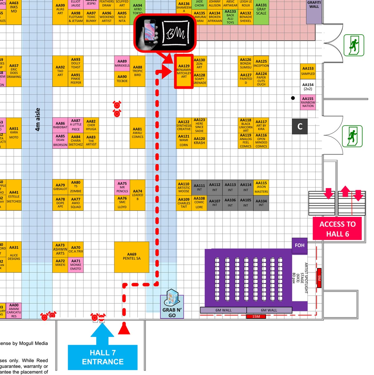 Heading to <a href="/ComicConAfrica/">Comic Con Africa</a> !
I'll be showing new whimsical AR ink drawings &amp; prints alongside my animated <a href="/ArtiviveApp/">Artivive 🖼</a> collection.
Artist Alley - Booth AA129
Look out for “Benjamin Mitchley - Augmented Reality”

#ComicConAfrica #ArtiviveApp #ComicConAfrica2025 #BringArtToLife