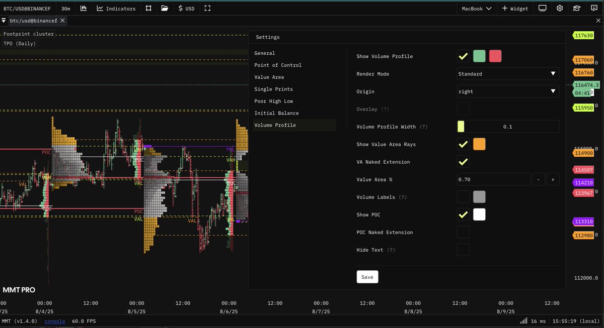 TPO Trader?

Just expanded the TPO its Volume Profile configuration.

You have a big list of options while we are maintaining a friendly user experience.