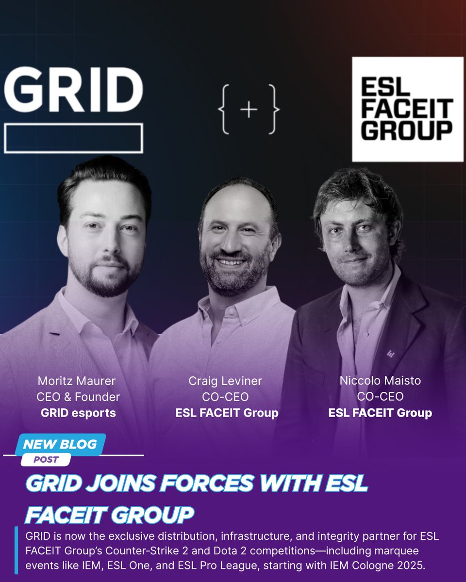 GRID Joins Forces with ESL FACEIT Group
Read More Here----> thelongislandgamingleague.com/main/ligl-medi…