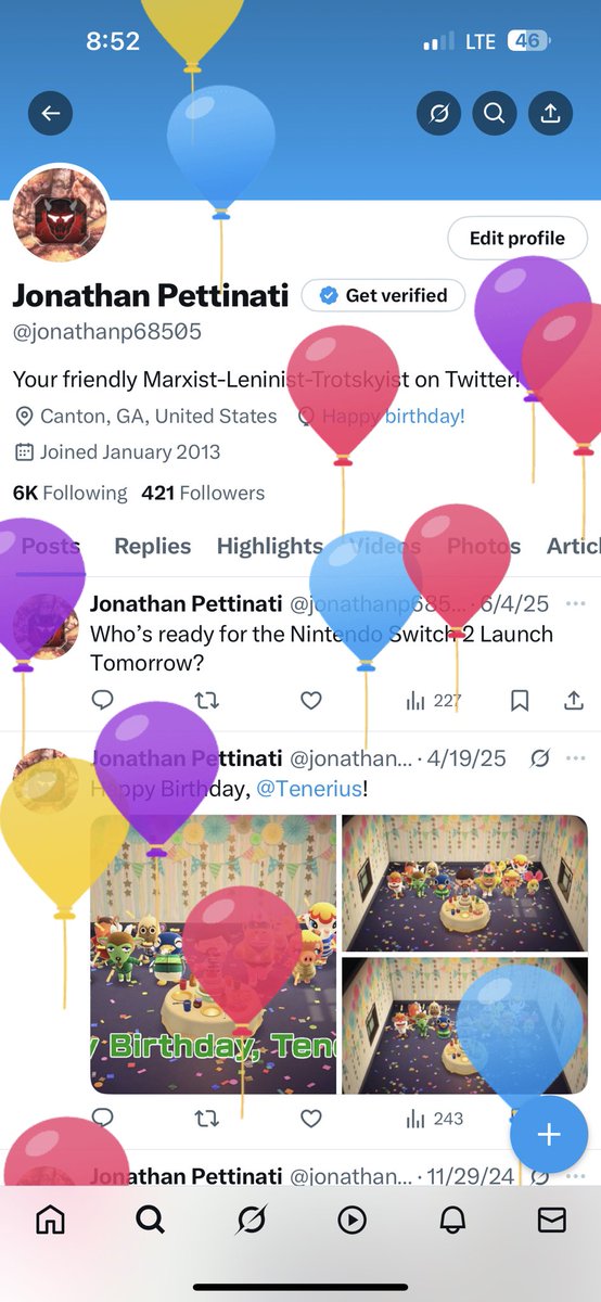 jonathanp68505's tweet photo. Balloons from Yesterday! https://t.co/pdkuCq924K