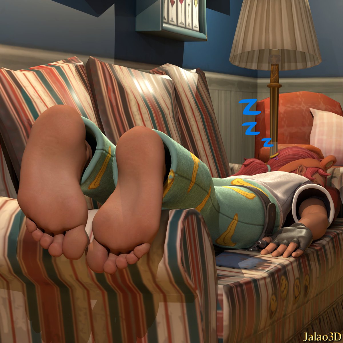 Selbi fell asleep mid match.... 💤