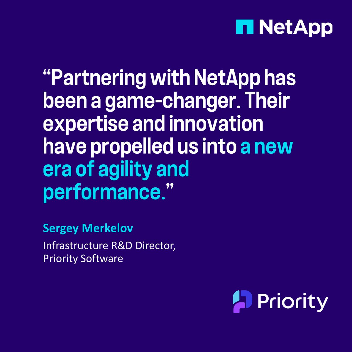 Priority Software improved SQL query speed and cut storage costs by 50%. 💸

They now manage over 20 TB of data across 10K customers with Amazon FSx for NetApp ONTAP.

Faster performance, simpler backups, better scale.

See how they made it happen: ntap.com/4ol0rVb