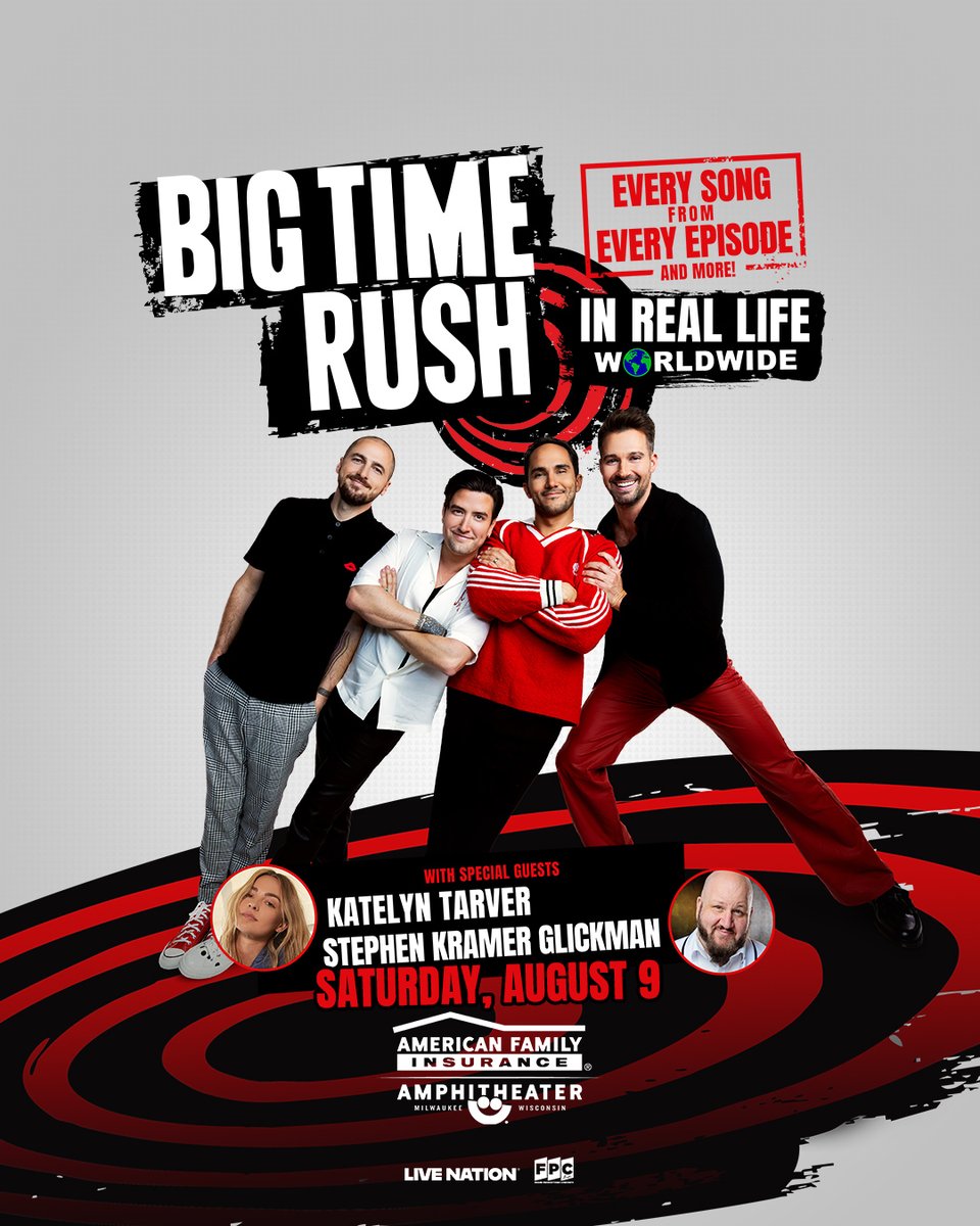 Last chance! Get your tickets to <a href="/bigtimerush/">Big Time Rush</a> this Saturday, August 9.🎉🎶

Tickets: ticketmaster.com/big-time-rush-…

📸Justin Schmalholz