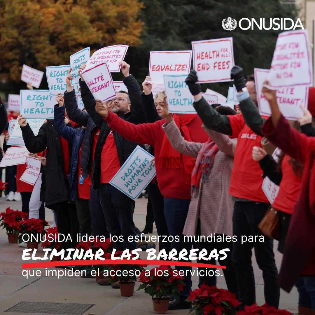 Las leyes perjudiciales y el estigma siguen impidiendo a millones de personas acceder a los servicios relacionados con el VIH. 

ONUSIDA trabaja para desmantelar estas barreras.

Su contribución ayudará a crear un mundo más justo:
unaids.org/es/donate

#InvestinUNAIDS