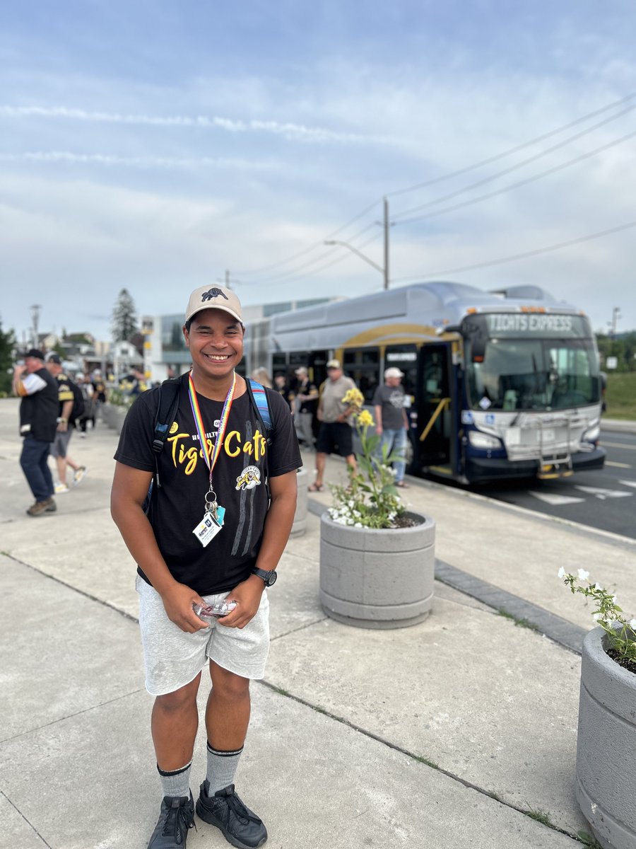 It's game day! Catch the Ticats home game today and get there hassle-free with Hamilton Street Railway. Take the shuttle for a direct ride to and from the action OR take any bus for free with your game day ticket. More info: hamilton.ca/ticats