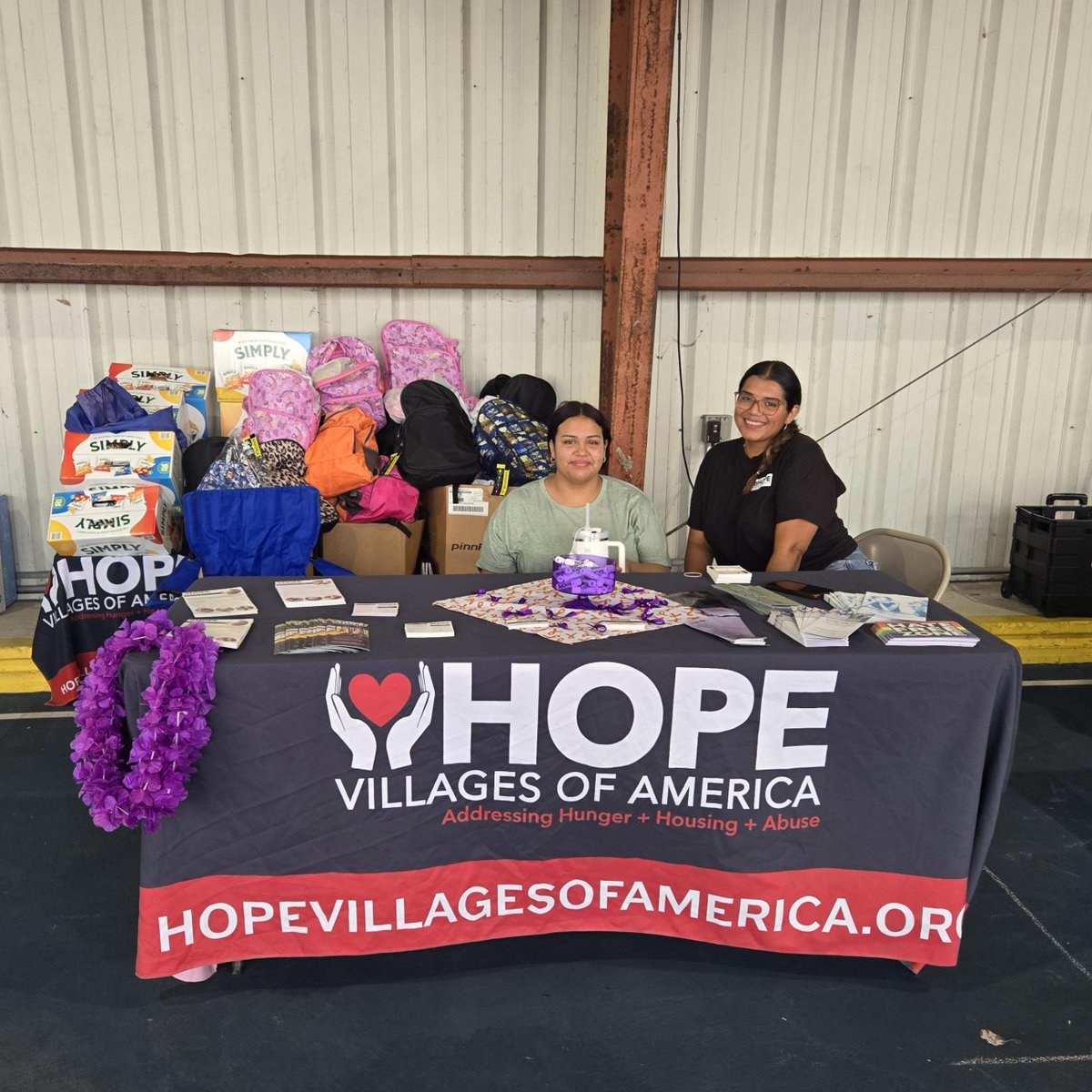 HopeVillages's tweet photo. Back-to-School is around the corner, and HVA is out in the community providing much-needed support. 🎒❤️ TY, Pinellas Sheriff Police Athletic League, for making us part of this incredible event.

#PinellasCounty #CommunitySupport #BackToSchool #HopeForAll #HopeVillagesOfAmerica https://t.co/SYz1wH0tQg
