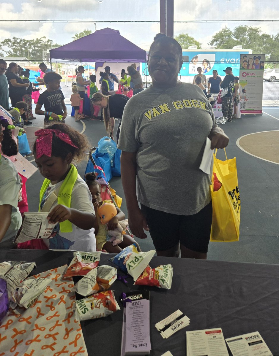 HopeVillages's tweet photo. Back-to-School is around the corner, and HVA is out in the community providing much-needed support. 🎒❤️ TY, Pinellas Sheriff Police Athletic League, for making us part of this incredible event.

#PinellasCounty #CommunitySupport #BackToSchool #HopeForAll #HopeVillagesOfAmerica https://t.co/SYz1wH0tQg