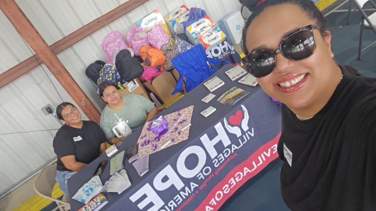 HopeVillages's tweet photo. Back-to-School is around the corner, and HVA is out in the community providing much-needed support. 🎒❤️ TY, Pinellas Sheriff Police Athletic League, for making us part of this incredible event.

#PinellasCounty #CommunitySupport #BackToSchool #HopeForAll #HopeVillagesOfAmerica https://t.co/SYz1wH0tQg